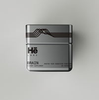 Hē Labs Brain premium nootropic supplement tin for men